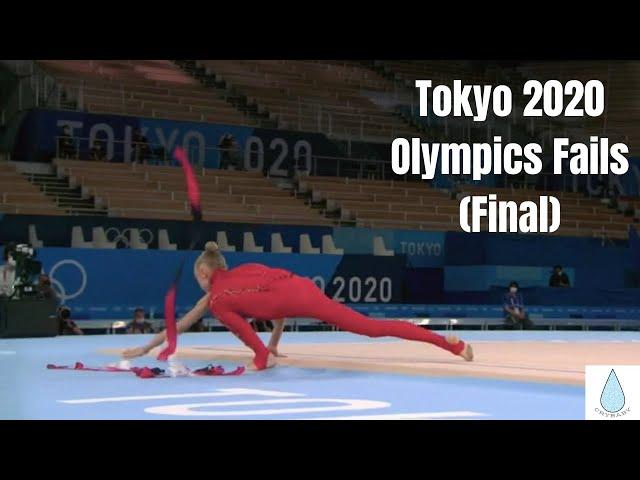 rhythmic gymnastics fails for 1 minute straight...tokyo 2020 olympic games (final)