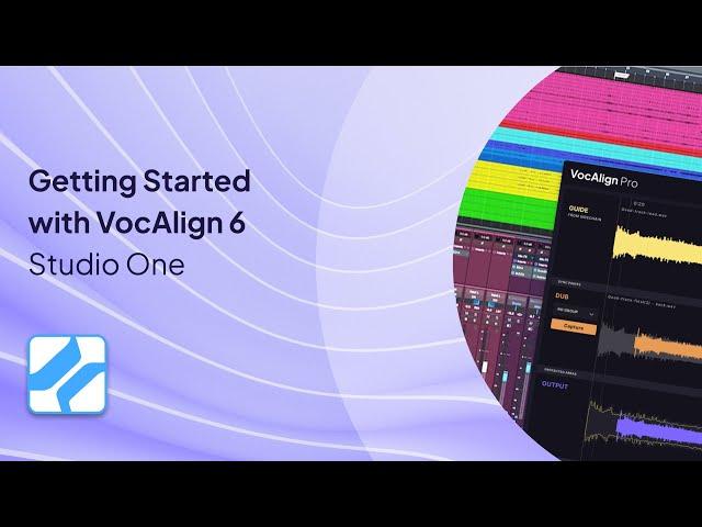 Getting Started with VocAlign in Studio One | VocAlign 6