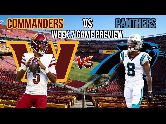 Commanders vs Panthers Week 7 Game Preview. Injury Report, Keys To Victory + Score Prediction