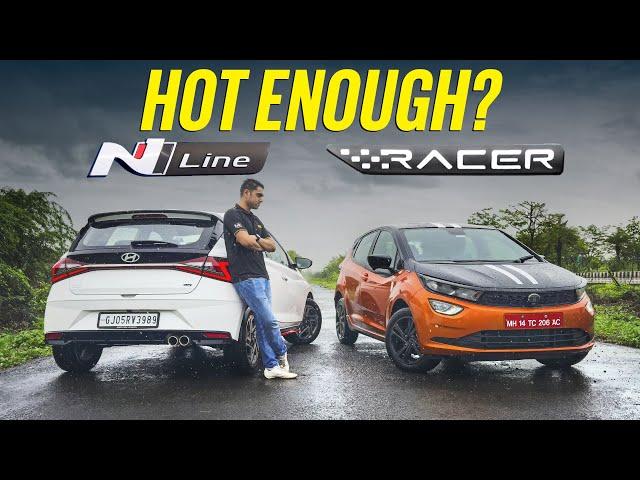 Hyundai i20 N Line vs Tata Altroz Racer - For the fun of it | Comparo | Autocar India