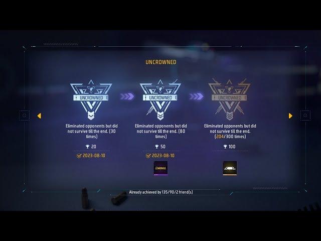 How To Complete Achievement Mission In 1 Day Free Fire / Achievement Mission Free Fire