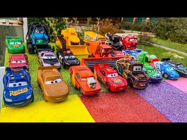 Pixar's: Cars On The Road | Lightning McQueen, Sally, Darth Mater, Luigi, Mack Truck, Chick Hicks