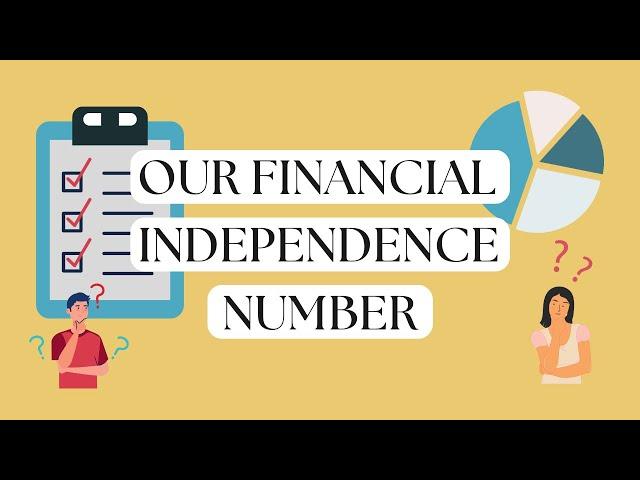 OUR F.I.R.E NUMBER | how much we need invested, when will we hit this goal