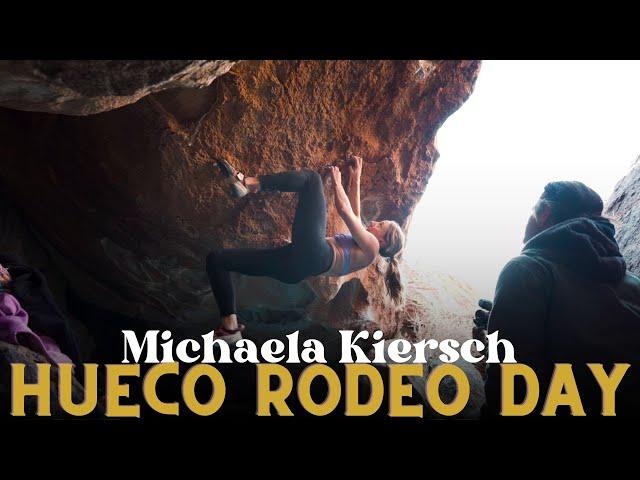 Michaela Kiersch's Best Bouldering Day Ever - Hueco Rock Rodeo