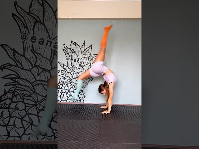 Easy Front Walkover  #gymnast #tutorial #eananas #gymnastics