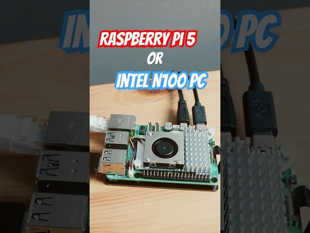 Raspberry Pi 5 vs Intel N100 Mini PC - Which Is Right For You #pi5 #n100 #techtok