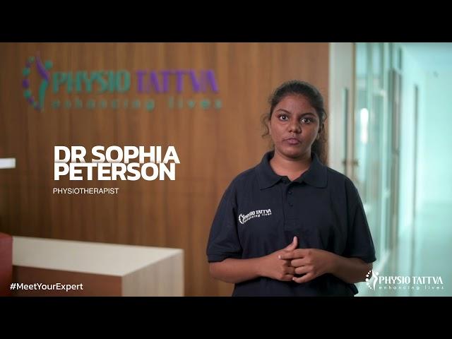 Physiotherapist Dr Sophia Peterson | Physiotattva Physiotherapy Center Bangalore