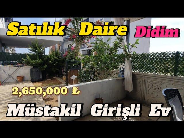 Acil Satılık Daire  Didim'de Satılık Müstakil Girişli Daire. Kelepir Fiyata Satılık Daire #forsale