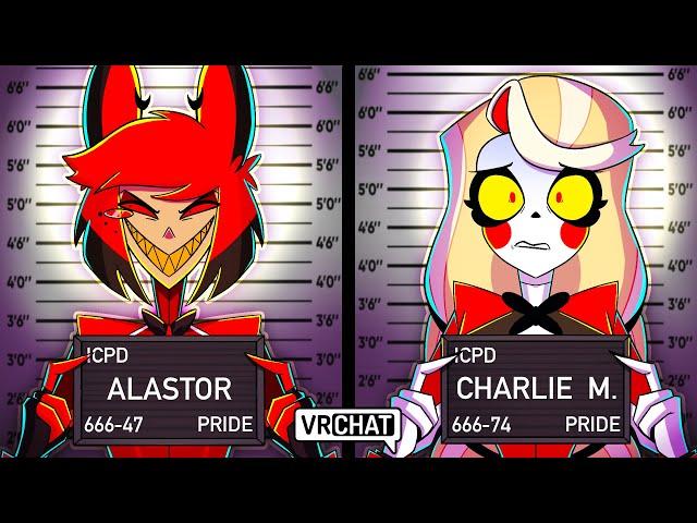 Alastor is ARRESTED in FREAKY JAIL in Hazbin Hotel VRChat