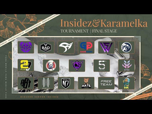 INSIDEZ & KARAMELKA TOURNAMENT FINAL | PUBG MOBILE | KALAMBOOR