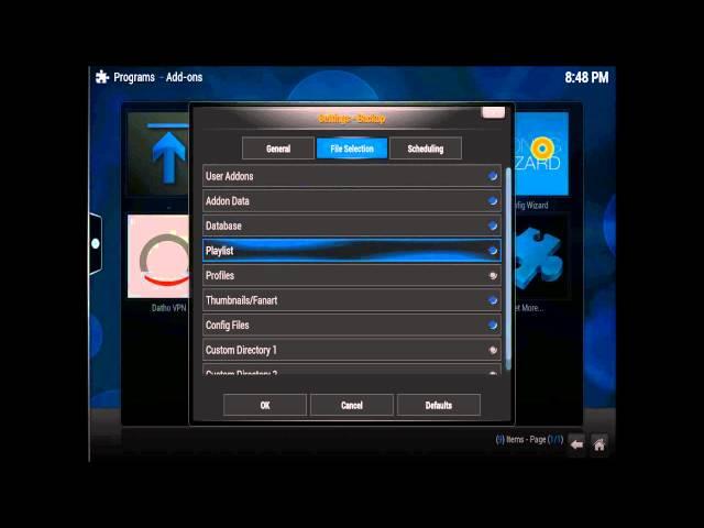 Tutorial Guide How to Backup & Restore XBMC / KODI 2015
