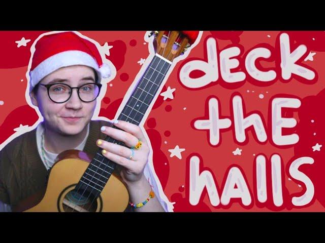 DECK THE HALLS разбор на укулеле \ Даша Кирпич