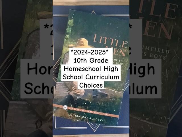 *2024-2025* 10th Grade Homeschool High School Curriculum Choices #homeschooling #homeschoolmom