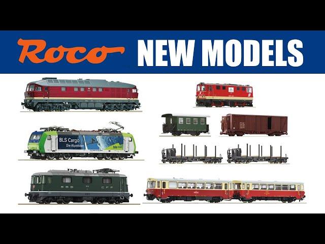 NEW ROCO Model Railway Items HO-Scale & HOe-Scale new models!