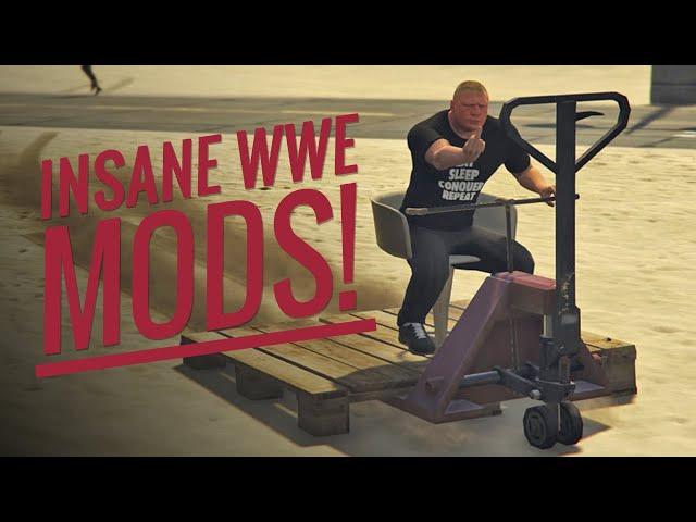 6 Insane WWE Wrestling Mods For Non Wrestling Games!