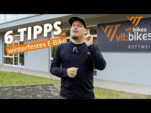 Bereit für den Winter?  6 Tipps für dein E-Bike im Winter