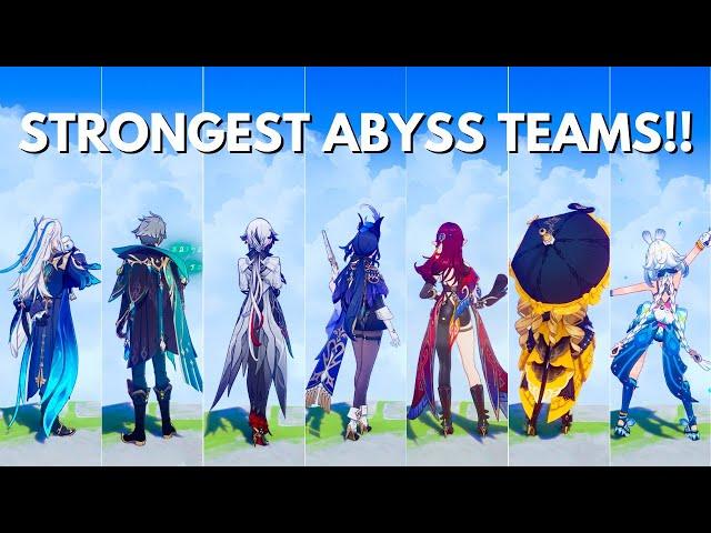 10 Strongest DPS Teams For Abyss !! Abyss Showcase [Genshin Impact]