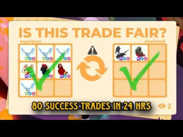 80 SUCCESS TRADE HIGHLIGHTS | Roblox Adopt me!