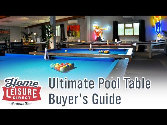 The Ultimate Pool Table Buyer's Guide