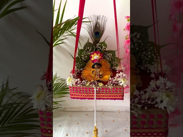 Kanha Ji Jhula #shorts #youtubeshorts #kanha #krishnajanmashtami #janmashtami #diy #krishna