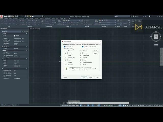 AutoCAD   Drafting settings