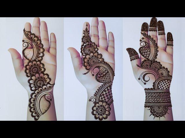 3 होली स्पेशल मेहंदी डिजाइन | mehandi ka design | मेहंदी डिजाइन | Front hand mehndi designs |mehandi