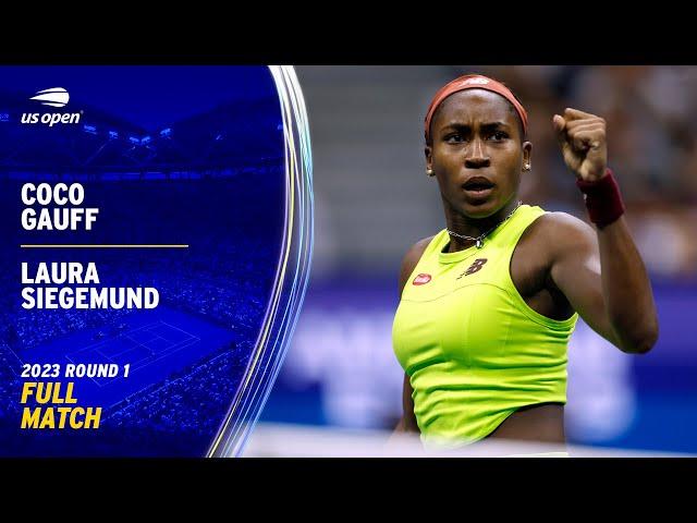 Coco Gauff vs. Laura Siegemund Full Match | 2023 US Open Round 1