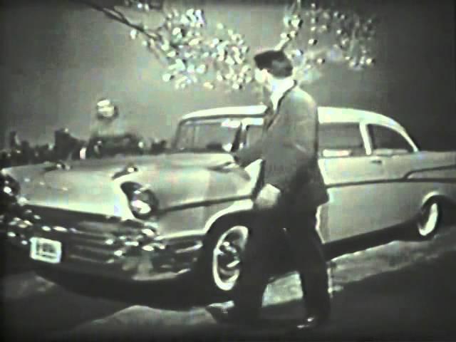 1956 CHEVROLET COMMERCIAL FOR 1957 CHEVY CARS - VERY QUAINT ADVERTISEMENT