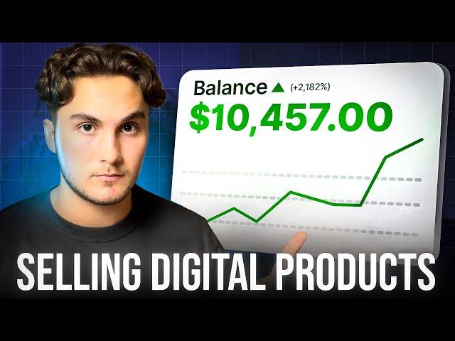 How To Start Selling Digital Products Online For Beginners | $100+/Day