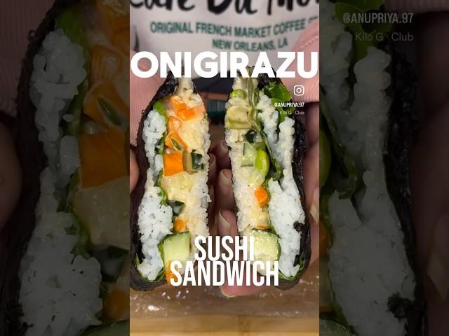 Quick, tasty, and fun! Try this sushi sandwich aka Onigirazu recipe today! 