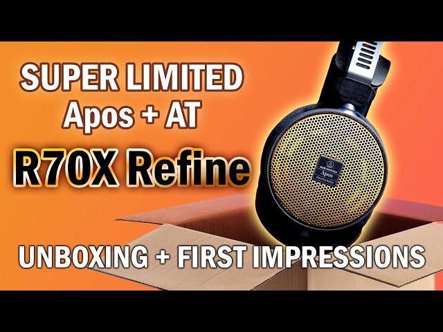 (Limited Headphone) Apos + Audio-Technica R70X Refine - Unboxing and First Impressions