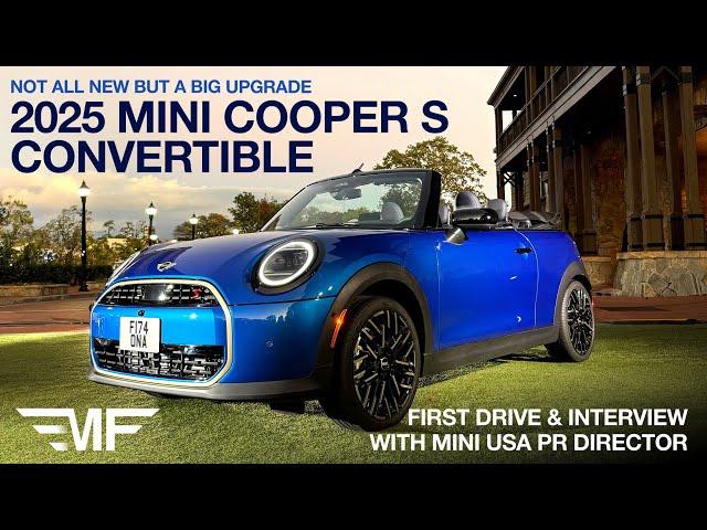 2025 MINI Cooper S Convertible - First Drive & Interview with MINI USA PR Director