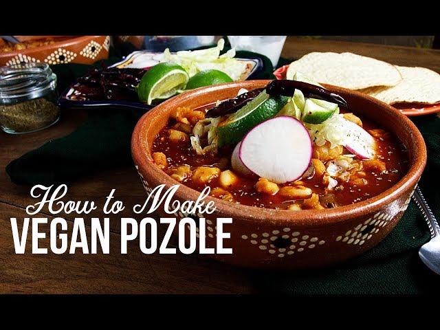 How to Make Mexican Vegan Pozole Rojo | Pozole Vegano