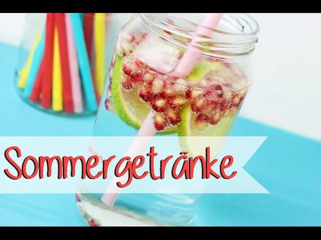 Erfrischende GETRÄNKE für den Sommer - Erfrischungsgetränk selber machen [gesund & lecker]