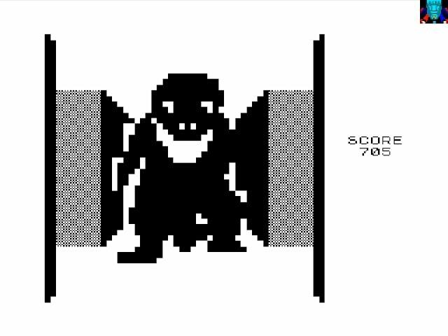 Sinclair ZX81 Game: 3D Monster Maze (1981 J. K. Greye Software)