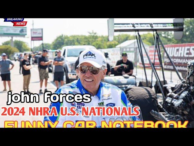 2024 NHRA U.S. NATIONALS - FUNNY CAR NOTEBOOK |