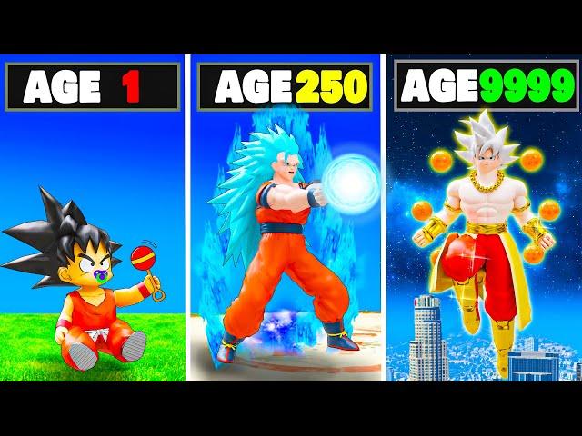 Surviving 1000 YEARS As GOKU in GTA 5