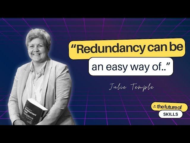 #18: Employment Solicitor, Julie Temple: '𝗥𝗲𝗱𝘂𝗻𝗱𝗮𝗻𝗰𝘆 𝗰𝗮𝗻 𝗯𝗲 𝗮𝗻 𝗲𝗮𝘀𝘆 𝘄𝗮𝘆 𝘁𝗼 𝗺𝗮𝗻𝗼𝗲𝘂𝘃𝗿𝗲 𝘀𝗼𝗺𝗲𝗯𝗼𝗱𝘆 𝗼𝘂𝘁'