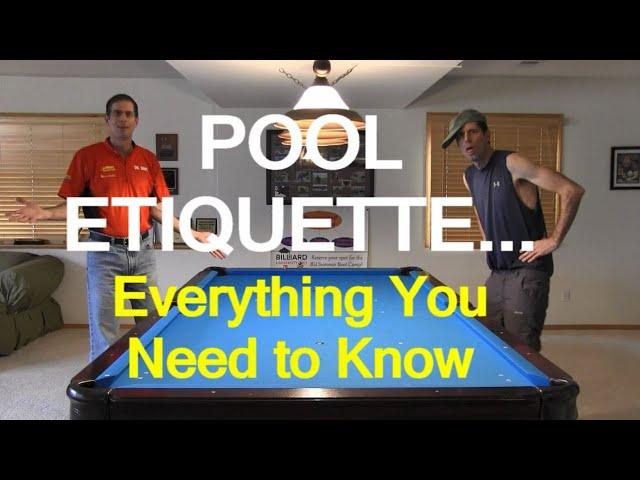 POOL ETIQUETTE ... Everything You Need to Know