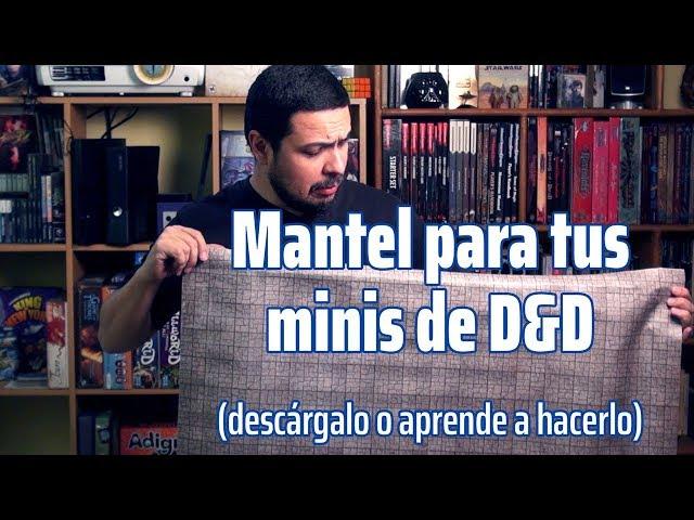 Haz tu propio tablero de minis para D&D (o descárgalo aquí)