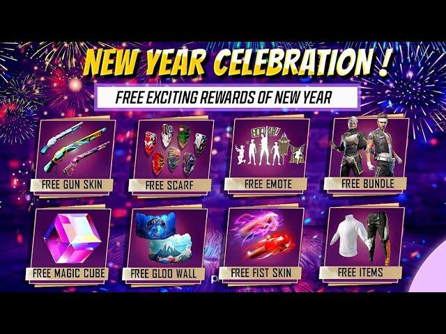 NEW YEAR EVENT FREE FIRE 2025 | FREE FIRE 1 JANUARY EVENT| NEW YEAR MAGIC CUBE EVENT| FF NEW EVENT