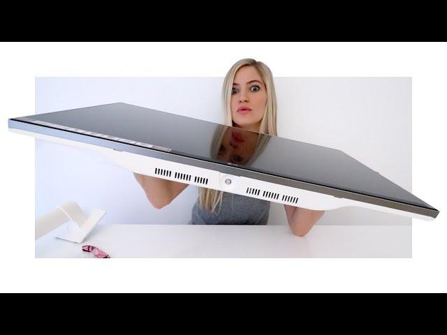 4k Monitor Unboxing! | iJustine