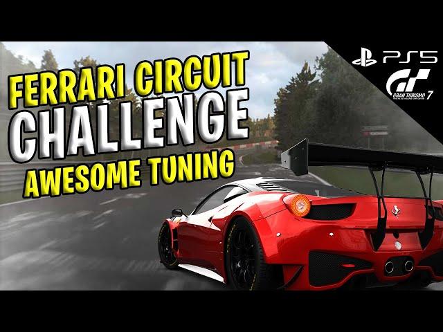 FERRARI CIRCUIT CHALLENGE - EASY WIN WITH THESE TUNING - 700PP #gt7gameplay #gt7 #4k #ps5gameplay