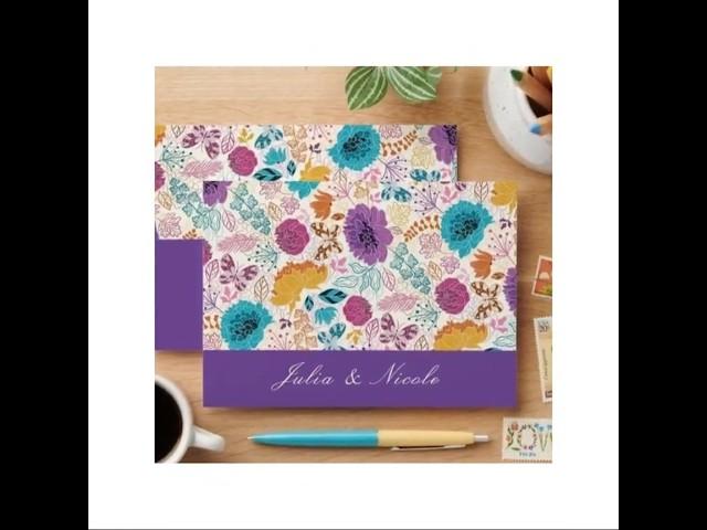 Teal Purple Yellow Spring Meadow Flowers Wedding Collection #wrap #fathersday #celebration #making