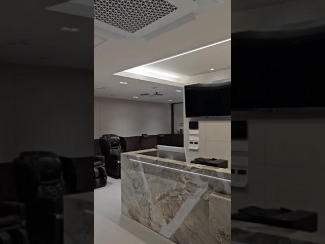 한의원 내부 맞아?? 럭셔리하고 고급스러운 우림본한의원 대기실 물치실 데스크 전경 #한의원 #안마의자 #수치료기
