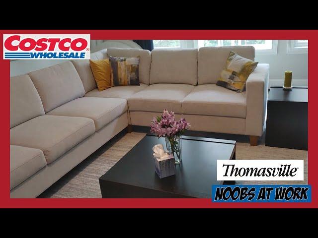 Costco Thomasville Dillard Convertible Sleeper Sectional Details and Thoughts - Item 1653364