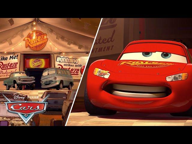 Lightning McQueen Loves Rust-eze! | Pixar Cars