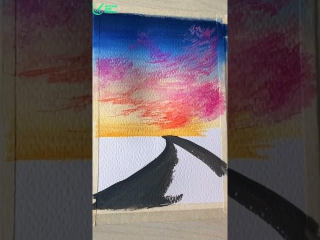 #How to Paint a Road / #Acrylic Painting / #Correa Art