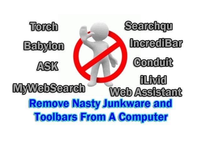 Remove Nasty Junkware and Toolbars From Computer