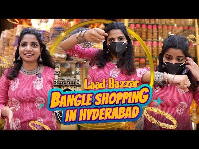 Hyderabad Street Shopping | Bangle Shopping in Charminar  | Hyderabad Series ️ | Raghavi Vlogs